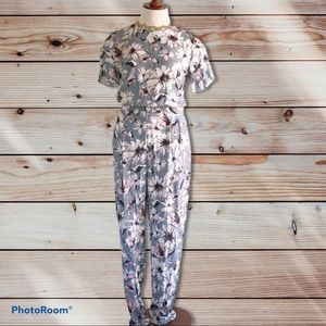 ASOS Tall Jumpsuit Floral Open Back Boho Festival